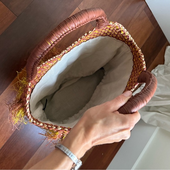 AAKS OROO OAK raffia handmade handbag - Picture 4 of 8